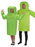 Foxxeo 40009 | Kaktuskostüm Kaktus Kostüm JGA Mexikaner M - XXL, Größe:M/L