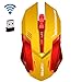 Produktbild UrChoiceLtd® 2016 NAFFEE Stern 2.4GHz drahtloser 6D 2400DPI stummes 6 Knöpfe Usb-optische nachladbare Spiel-Maus für Laptop-Computer-Notizbuch-Schreibtisch-Spiel-Büro (Goldrot 2)