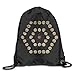 Produktbild YingaiOK Drawstring Shoulder Bag Thrice-Palms Bundle Pocket Outdoor Knapsack Sport Gym Backpack