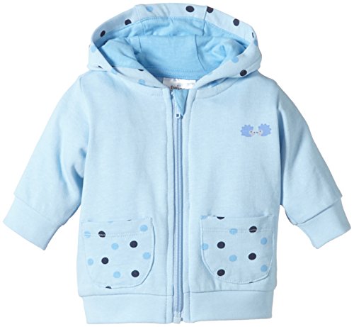 Twins Baby Boys Hooded Longsleeve Sweatjacket, Blue (Baby Blue), 18-24 Months (Manufacturer size: 92)
