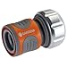 Price comparison product image Gardena 08167-20 19 mm "Premium" Hose End Connector - Black/Silver/Orange