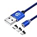 Produktbild UGI 3 in 1 Magnetkabel Micro USB Kabel Nylon geflochten Android USB C Kabel Typ C Kabel Kompatibel für L'ing Phone 8 7 6 P Samsung Galaxy S7 S8 S9 und mehr