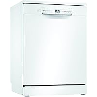 Bosch SMS2ITW33E Serie 2 Smarter Geschirrspüler freistehend, 60 cm breit, Besteckkorb, Extra Trocknen auf Knopfdruck, AquaSto
