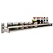 Produktbild Küche Lagerregal / Wandhalterung / Regal Rack Finishing Rack / Pan Rack / Kochgeschirr / Gewürzregal / Lagerregal - Mit 3 Haken - Chrom - Silber - Größe (100,110,120cm) ( größe : 120cm )