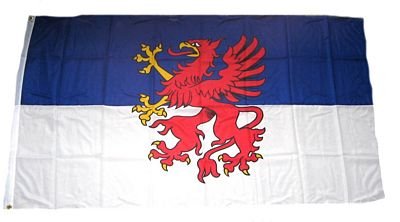 Fahne / Flagge Pommern NEU 90 x 150 cm Flaggen