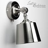 wandlampe bad 70er für Räume im Industrie-Look, Designklassiker der 60er & 70er Jahre, setzen Sie stilecht Akzente im modernen Stil, mit Schalter an der Leuchte