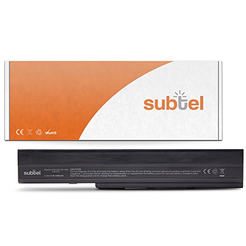 subtel® Qualitäts Akku (4400mAh) für Asus A40 / A42 / A52 / B53 / K42 / K52 / P42 / P52 / Pro5I / Pro67 Notebookakku Laptopakku Ersatzakku Batterie