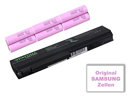 PATONA Premium Laptop Akku für HP Compaq 6310 | 6700 | 6110CT | 6510b | 6515b | 6710b | 6710s | 6715b | 6715s | 6910p | NC6100 | NC6105 | NC6110 | NC6115 | NC6120 | NC6140 | NC6200 | NC6220 | NC6230 | NC6300 | NC6320 | NC6400 | NX5100 | NX6000 | NX6100 | NX6105 | NX6110 | NX6110CT | NX6115 | NX6120 | NX6125 | NX6130 | NX6140 | NX6220 | NX6300 | NX6310 | NX6310CT | NX6315 | NX6320 | NX6320CT | NX6325 | NX6330 – [ Li-ion; 5200mAh; schwarz] - 6