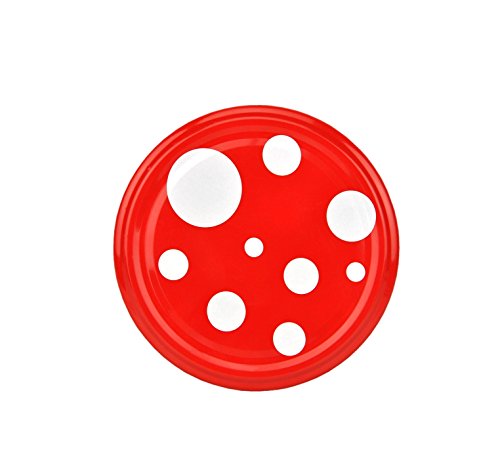 25er Set Sturzglas 435 ml To 82 Fliegenpilz Deckel rot weiß gepunktet incl. Diamant Gelierzauber Rezeptheft Marmeladenglas Einmachglas Einweckglas - 3