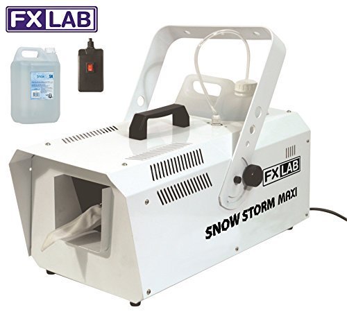 Professional Mini Snow Machine with Wired Remote & 5 Litres of Fluid