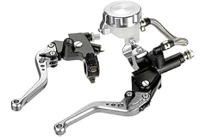 KaTur Poignée de maître-cylindre de frein de moto pour Honda CBR250R CBR300R CBR500R CB500F/X 2013-2016 18 /20 cm (1 ensemble)