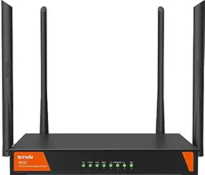 (Renewed) Tenda W15E AC1200 Wireless Hotspot WiFi Router (Black)