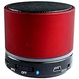 MAKECELL Red Portable Wireless LED Bluetooth Speaker with Calling Functions