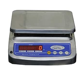 Metis Electronic Iron Weighing Scale Capacity 15 Kg Amazon In Home Kitchen