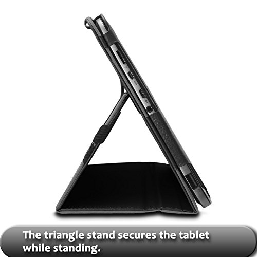 ASUS T101HA / Transformer Book T101HA Hülle Case -Infiland Slim Fit Folio PU-lederne dünne Kunstleder Schutzhülle Cover Tasche für Asus T101HA-GR004T / GR001T 10.1 Zoll Tablet-PC 2016 (mit Auto Schlaf / Wach Funktion, Tablet und Tastatur sind nicht entgehaltet)(Schwarz) - 8