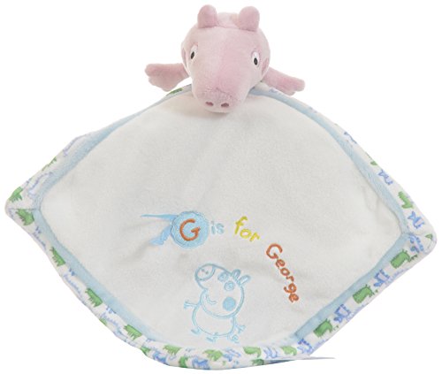 George Pig Comfort Blanket for baby, By Rainbow Designs.