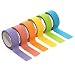 Produktbild Kodak Farbiges Japanpapierband-Set mit Einem vollen Regenbogen von Pastellfarben – 6 Rollen Bastel-Klebeband für 2x3 Fotopapier (Printomatic, Mini Shot, Mini 2)