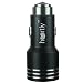 Heartly Universal Metal Car Charger Adapter Dual USB Fast Charging 5V 3.1A 2 Port For All Mobile Phone & Tablet - Rugged Black RS.540.00