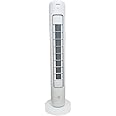 PHILIPS tower fan 5000 Series with Rotating Function, 105 cm, Remote Control, Timer, 3 Speeds, 3 Levels, 40 W, Powerful and Quiet Airflow, Aromatherapy White (CX5535/00)