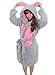 Produktbild GTKC Warme Kapuzen-Bademantel Robe Kleid Nachtwäsche Cosplay Kostüm Nachthemd Maus L