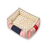 HFF Hundehütte, Waschbar, Haustierbett, Katzenstreu, Großer Hund, Hundebett, Hundematte, Matte, (Pink/M/L) (Farbe : Rosa, größe : L:65 * 55 * 25cm)