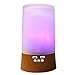 Produktbild TJUAN All-in-one Holz Aroma Diffusor Aromatherapie Luftbefeuchter + Farbwechsel Stimmung Licht + Sound Maschine + Lautsprecher Musik Player für MP3 MP4 Smartphone (Holzmaserung)