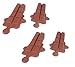 Viskey Melt Chocolate Door Stopper, Brown, 4pcs