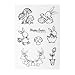 Produktbild ECMQS Ostern DIY Transparente Briefmarke, Silikon Stempel Set, Clear Stamps, Schneiden Schablonen, Bastelei Scrapbooking-Werkzeug