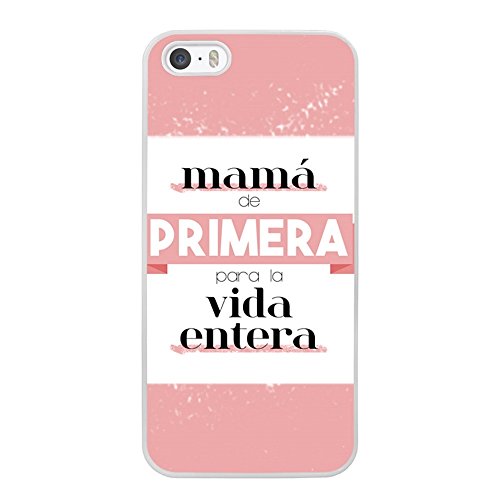 Funda carcasa para iPhone 5 5S dise  o regalo d  a de la madre  Mam   de primera para la vida entera  borde blanco