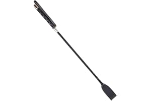 SMILESHINEY Cravache Dressage - Cravache D'équitation D'entraînement 45 Cm,Cravache Équitation en Cuir PU,Cravache Cheval Equitation,Cravache D'équitation Stable Et pour Outil De Course De Chevaux