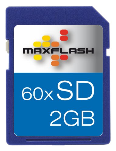 Maxflash Secure Digital (SD) Card 2GB Speicherkarte (original Handelsverpackung)