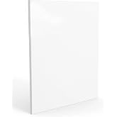 Rosy.Moment Blank Canvas 40Cm X 60Cm White - 100% Cotton Artist Canvas Boards For Painting, Acrylic Pouring, Oil Paint Dry & 