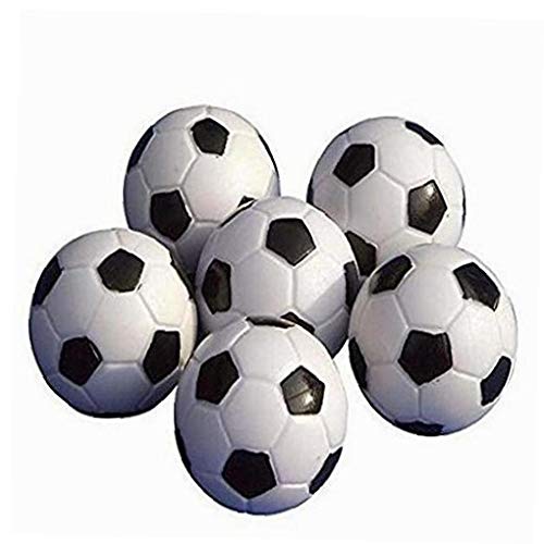 Preisvergleich Produktbild Romote Tabelle Fussball Foosballs Ersatz Mini-Kunststoff-Schwarz-Weiß-Fußball