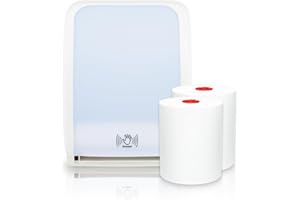 ‎BLANC HYGIENIC Blanc HYGIENIC Set: Handtuchrollenspender Sensor, berührungslos, Blanc Cosmos 2 Handtuchrollen Premium TAD - PRODUKTSET Farbe Weiß