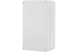 FAFEICY Electrical Junction Box ABS Plastic Electrical Project Box 158x90x60mm IP65 Waterproof Enclosure Instrument Case for Indoor Outdoor Electrical Communications Equipment White