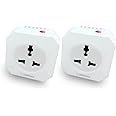 EMbox Timer Automatic Power Cut Off Smart Plug with Programmable Countdown Control Switch (White) - Pack of 2