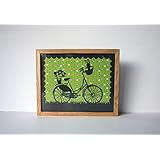 Bilderrahmen mit Scherenschnitt 