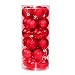 Produktbild Gemini® 24 Weihnachtskugeln Rot glänzend glitzernd matt Christbaumschmuck bis Ø 4cm Baumschmuck Weihnachten Deko Anhänger