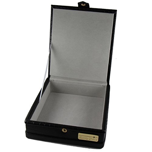 IV Harry Ivens Reise Schmuckbox Kroko-Kunstleder schwarz - 2