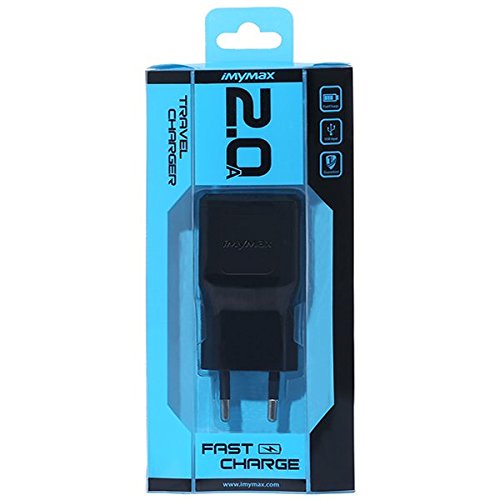 Preisvergleich Produktbild iMyMax TCH MM-002 Travel Ladegerät, 2A USB Schwarz