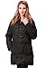 Sweet Mommy Down Duffle Maternity and Mother Coat with baby pouch SJ2032 Black M(8-10)