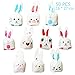 Produktbild Jurxy 50 Stück Hase Bunny Süßigkeit Partytüte Tüten Taschen Plätzchen Candy-Bar Beutel Kunststoff Taschen für Ostern Hochzeit Geburtstag Taufe Party - 16x27cm