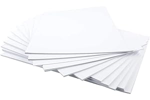 House of Card & Paper Lot de 50 feuilles cartonnées blanches A4 250 g/m²