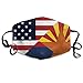 Produktbild SDGSS Mund Maske,rica Arizona State Flag Unisex Fashion Warm Anti-Dust Washable Reusable Mund Maske