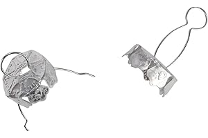 MÉGACRÉA Attache Boules Creuse Argenté 1,8 cm 15 pièces