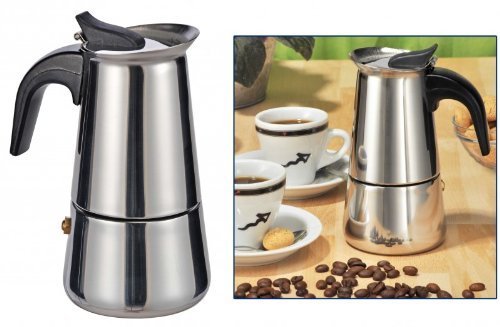 Gravidus Espressokocher Espressokanne 2 Tassen Edelstahl Gravidus Espressokocher Espressokanne 2 Tassen Edelstahl Bilder