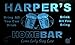 Produktbild p1185-b Harper's Home Bar Beer Family Last Name Neon Light Sign Barlicht Neonlicht Lichtwerbung