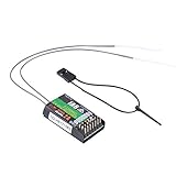 【6 CANALES EN TOTAL】El receptor RC es de 6 canales en total con un excelente rendimiento anti-interferencia.