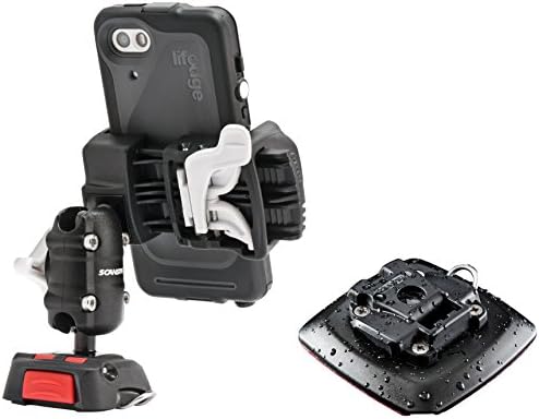 ROKK Mini Self-Adhesive Phone Starter Kit, Black/Red/White, One Size