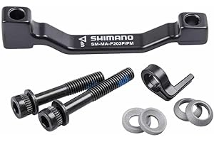 SHIMANO keine Angabe 1 Supporto per Freno da Uomo e Adattatore, Nero, Taglia Unica